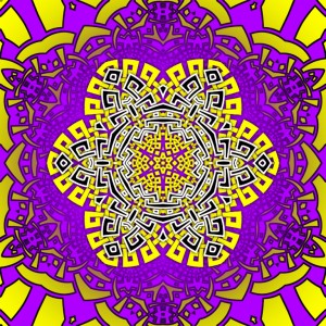 psychedelic mandala graphic
