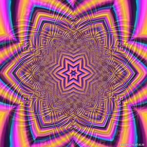 psychedelic mandala graphic