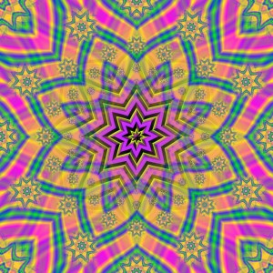 psychedelic mandala graphic