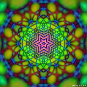 psychedelic mandala graphic