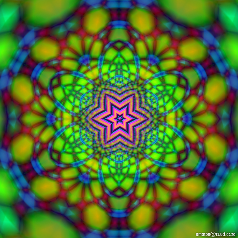psychedelic mandala graphic