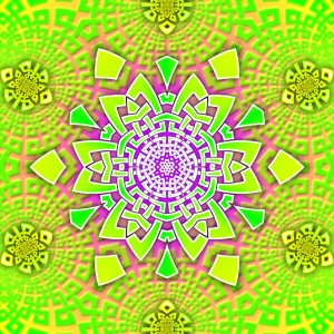 psychedelic mandala graphic